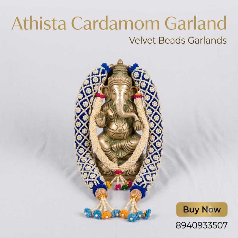 Velvet-beads-garland-online-Tamil-Nadu